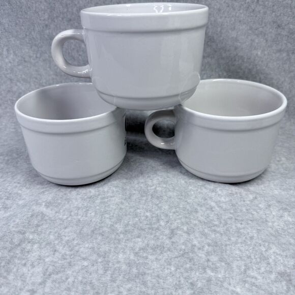 Gumbo Is My Love Language Bowls With Handle White Set of 3 Sur La Table EUC 4.5" - Picture 4 of 6